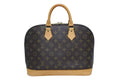 Louis Vuitton Alma PM Handbag Monogram Brown Gold