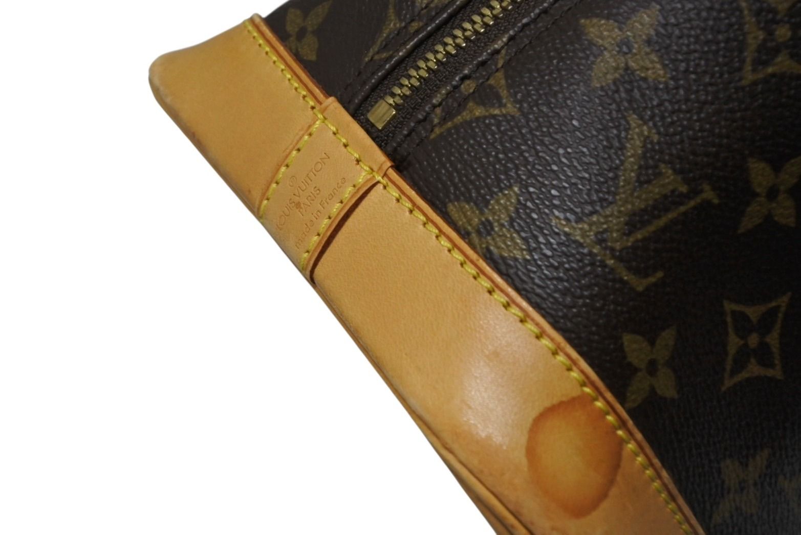 Louis Vuitton Alma PM Handbag Monogram Brown Gold — view 7