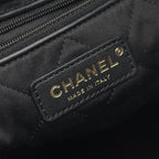 Chanel Rucksack Sac Backpack 22 Small Black Leather Chanel 22 Quilted — view 5