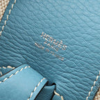 Hermes Handbag Intercity Ecru Blue Jean Other Vanity Bag