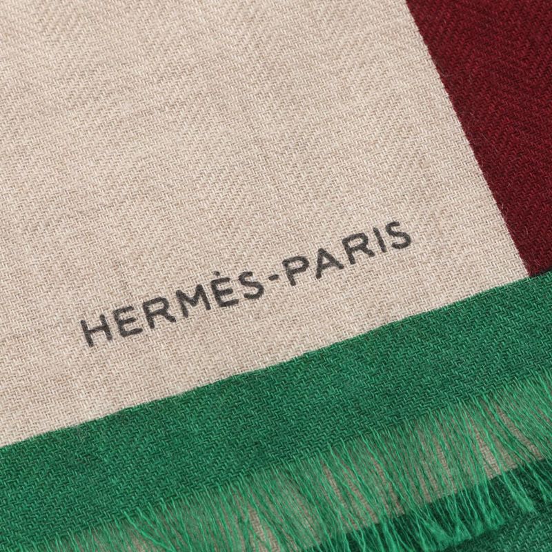 Hermes Shawl Rectangle Cheval A La Couverture Silk — view 3