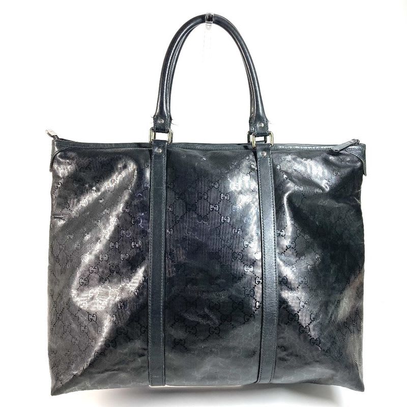 Gucci Shoulder Bag GG Imprime Leather Black — view 3
