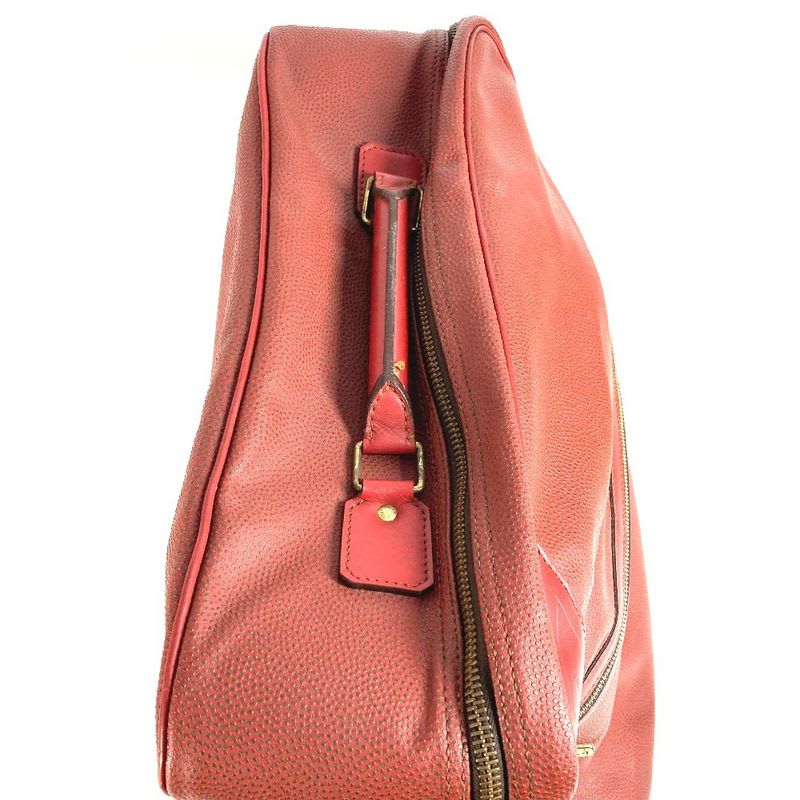 Louis Vuitton Boston Bag Seafeller Leather Red Series