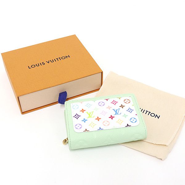 Louis Vuitton TM Portefeuille K Monogram Empreinte Leather Green Tea — view 6