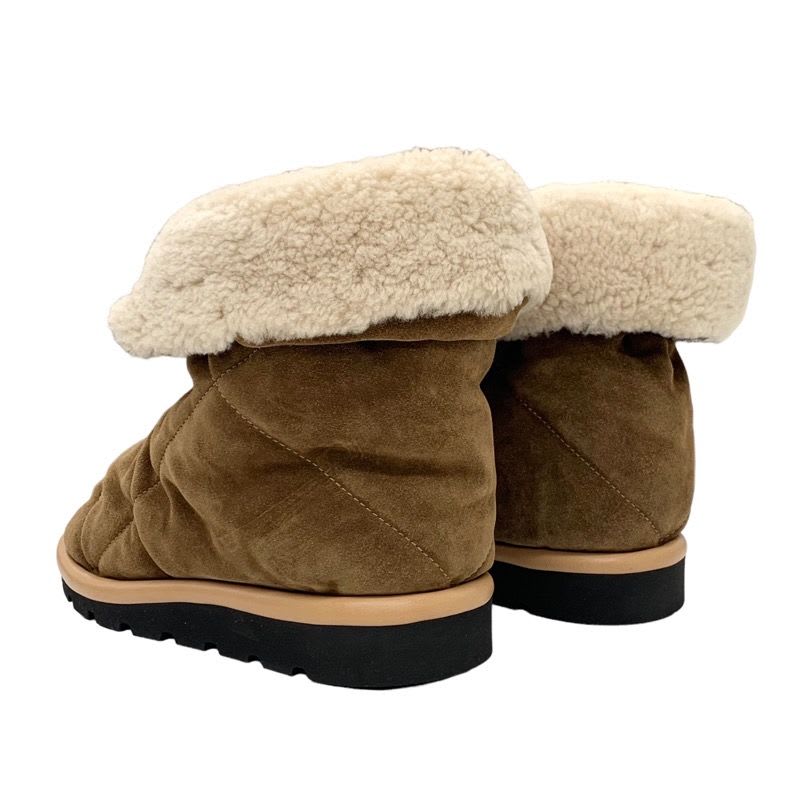 Louis Vuitton Pillow Line Monogram Boots Short Ankle Suede Mouton — view 4