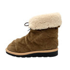 Louis Vuitton Pillow Line Monogram Boots Short Ankle Suede Mouton — view 3