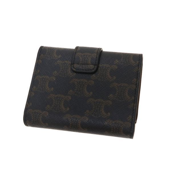 Celine Fine Strap Wallet Nino Triomphe Canvas 10 M962 cqh.04 lu — view 5