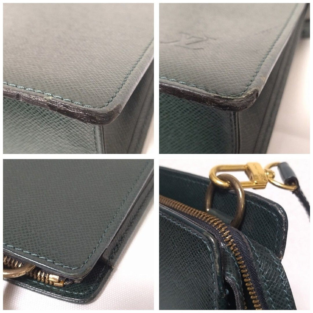 Louis Vuitton Porte Documents Rosan Taiga Epi Sear 2-Way Handbag — view 5