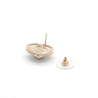 Chanel Earrings Gold Silver Coco Mark — view 5