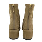 Chanel Boots Short Shoes Coco Mark Logo Nubuck Brown — view 4