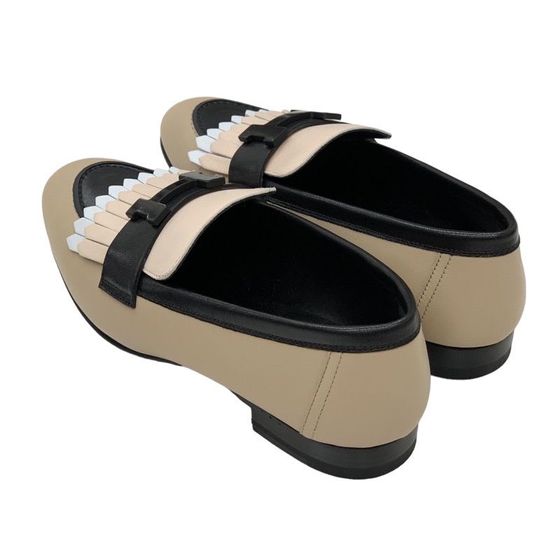 Hermes Royal Loafer Leather Shoes Moccasins Flat Hhardware — view 5