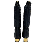 Chanel Boots Long Short 2-Way Coco Mark Logo Quilted Pocket — view 4