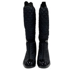 Chanel Boots Long Short 2-Way Coco Mark Logo Quilted Pocket — view 2