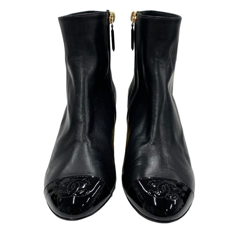 Chanel Boots Long Short 2-Way Coco Mark Logo Quilted Pocket — view 7