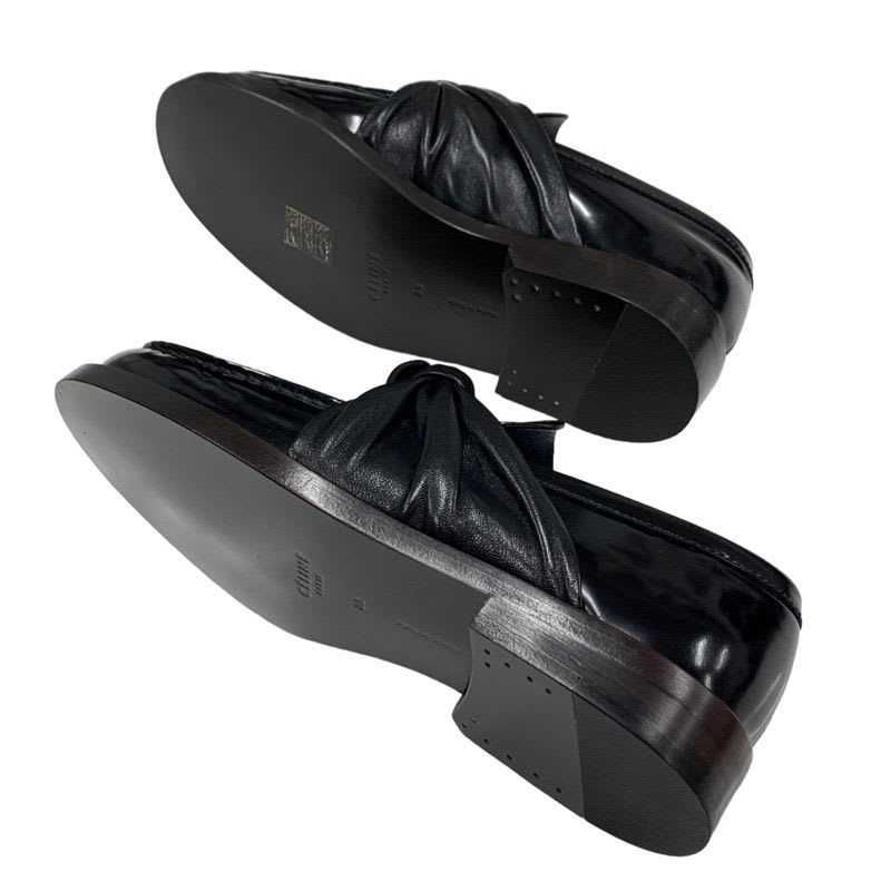 Celine Loafers Leather Shoes Black — view 6