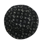 Louis Vuitton Bob Carey On Monogram Hat Wool Black White Bucket Reversible — view 2