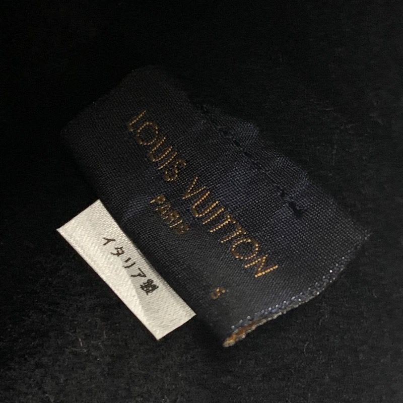Louis Vuitton Bob Carey On Monogram Hat Wool Black White Bucket Reversible — view 5