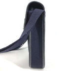Hermes Shoulder Bag Buenaventura PM Leather Canvas Navy