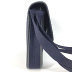 Hermes Shoulder Bag Buenaventura PM Leather Canvas Navy