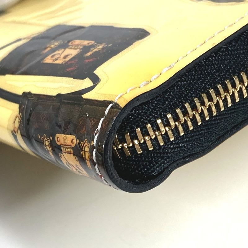 Louis Vuitton Coin Case Zippy Purse Patent Leather Black — view 6