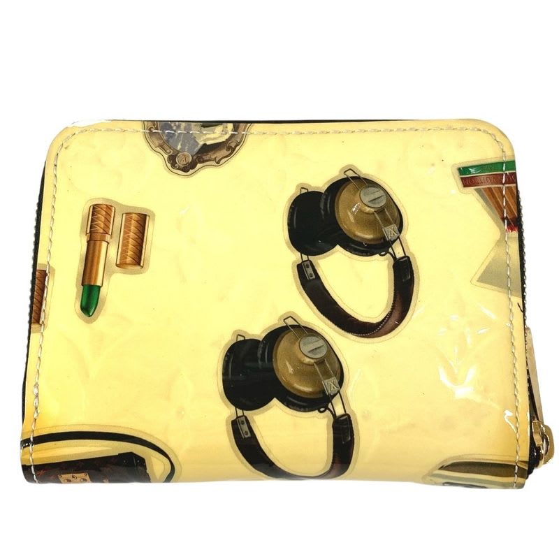 Louis Vuitton Coin Case Zippy Purse Patent Leather Black — view 2