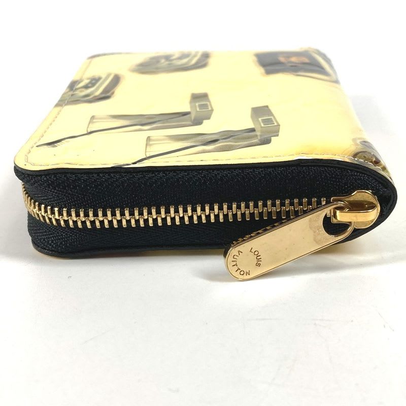 Louis Vuitton Coin Case Zippy Purse Patent Leather Black — view 4