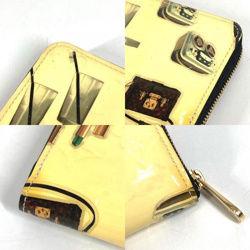 Louis Vuitton Coin Case Zippy Purse Patent Leather Black — view 8