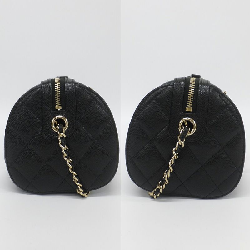 Chanel Mini Boston Chain Shoulder Quilted Ap4474 Chien Pangold — view 4