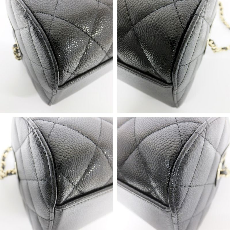 Chanel Mini Boston Chain Shoulder Quilted Ap4474 Chien Pangold — view 6