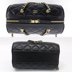 Chanel Mini Boston Chain Shoulder Quilted Ap4474 Chien Pangold — view 5