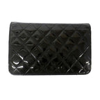 Chanel Brilliant Quilted Chain Shoulder Enamel Patent — view 3
