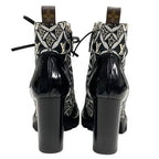 Louis Vuitton Star Trail Line Boots Short Shoes Leather Canvas Black — view 5