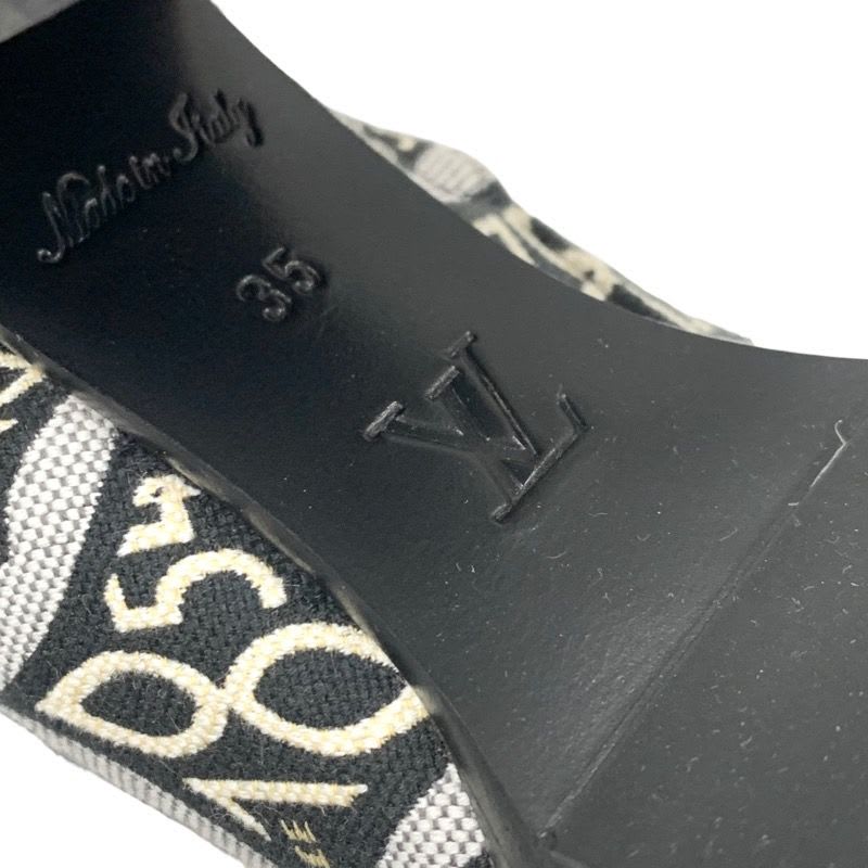 Louis Vuitton Star Trail Line Boots Short Shoes Leather Canvas Black — view 8