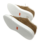 Hermes Day Sneakers Shoes Suede Shearling Brown Kelly Buckle — view 5