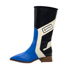 Louis Vuitton Boots Long Flags Line Logo Leather Multicolor — view 3