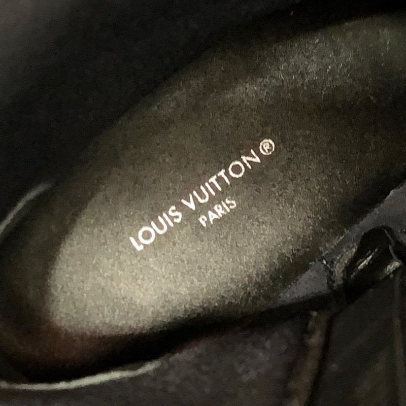 Louis Vuitton Boots Long Flags Line Logo Leather Multicolor — view 7