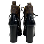 Louis Vuitton Star Trail Monogram Boots Short Ankle Lace Up Leather — view 5