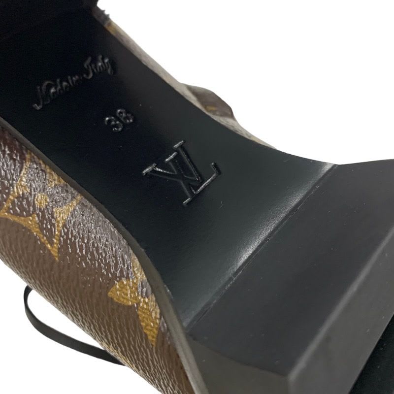 Louis Vuitton Star Trail Monogram Boots Short Ankle Lace Up Leather — view 8