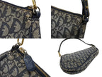 Dior Saddle Pouch MC Navy Trotter Pattern Galliano — view 6
