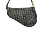 Dior Saddle Pouch MC Navy Trotter Pattern Galliano — view 3