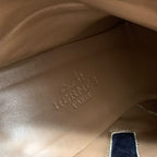Hermes Boots Short Kelly Hardware Suede Navy — view 7