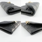 Dior My Violet Wallet Lambskin Black Gold Hardware Long — view 5