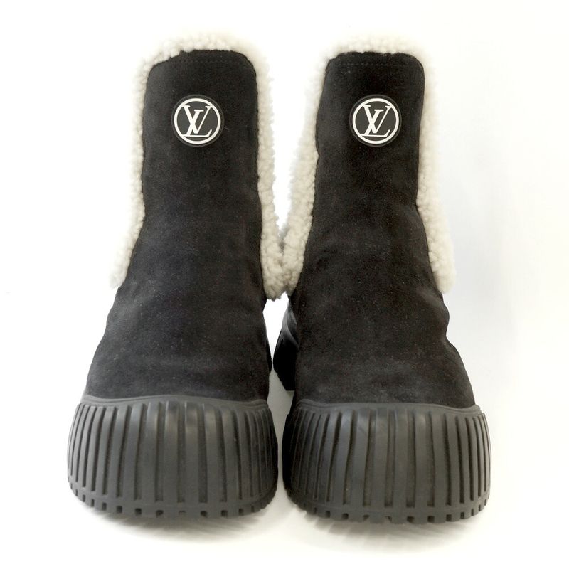 Louis Vuitton Ma0273 Ruby Ankle Boots Mouton Shoes 38 Size 24.5 — view 4