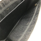 Chanel Big CC Logo Caviar Leather Black Clutch — view 8