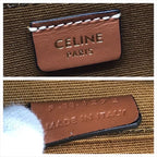 Celine Macadam Embroidery Triomphe Limited Edition Leather Shoulder Camera Bag — view 9