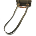 Gucci Geki Bamboo Double Face 2-Way Bag Crossbody Khaki Leather — view 6