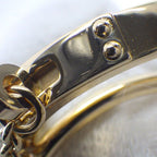 Hermes Ring Kelly TPM Double 2 two Finger Chain 18K Yellow Gold No 12 52 — view 7