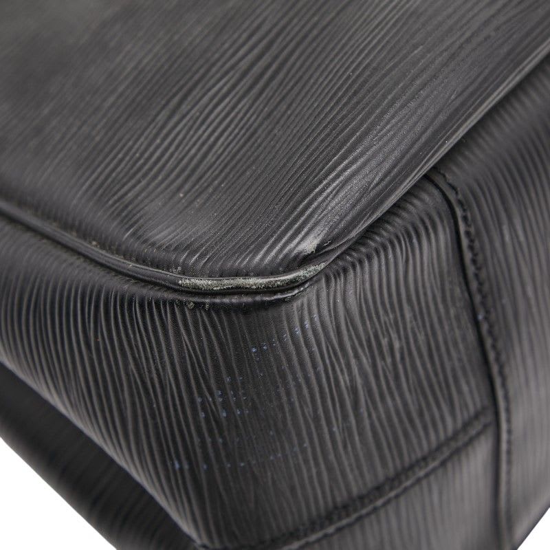 Louis Vuitton Epi Passy PM Black Noir Leather — view 8