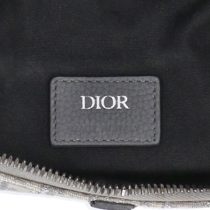 Dior Saddle Oblique Jaguar Lame Stitch Shoulder Bag — view 4