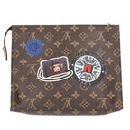 Louis Vuitton Poche Toilette Monogram World Tour Clutch Bag — view 3